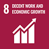 8. Decent work and economic growth.