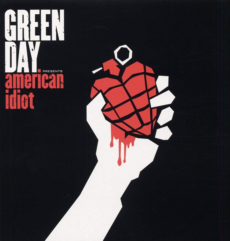 Skivomslag för Green Day.