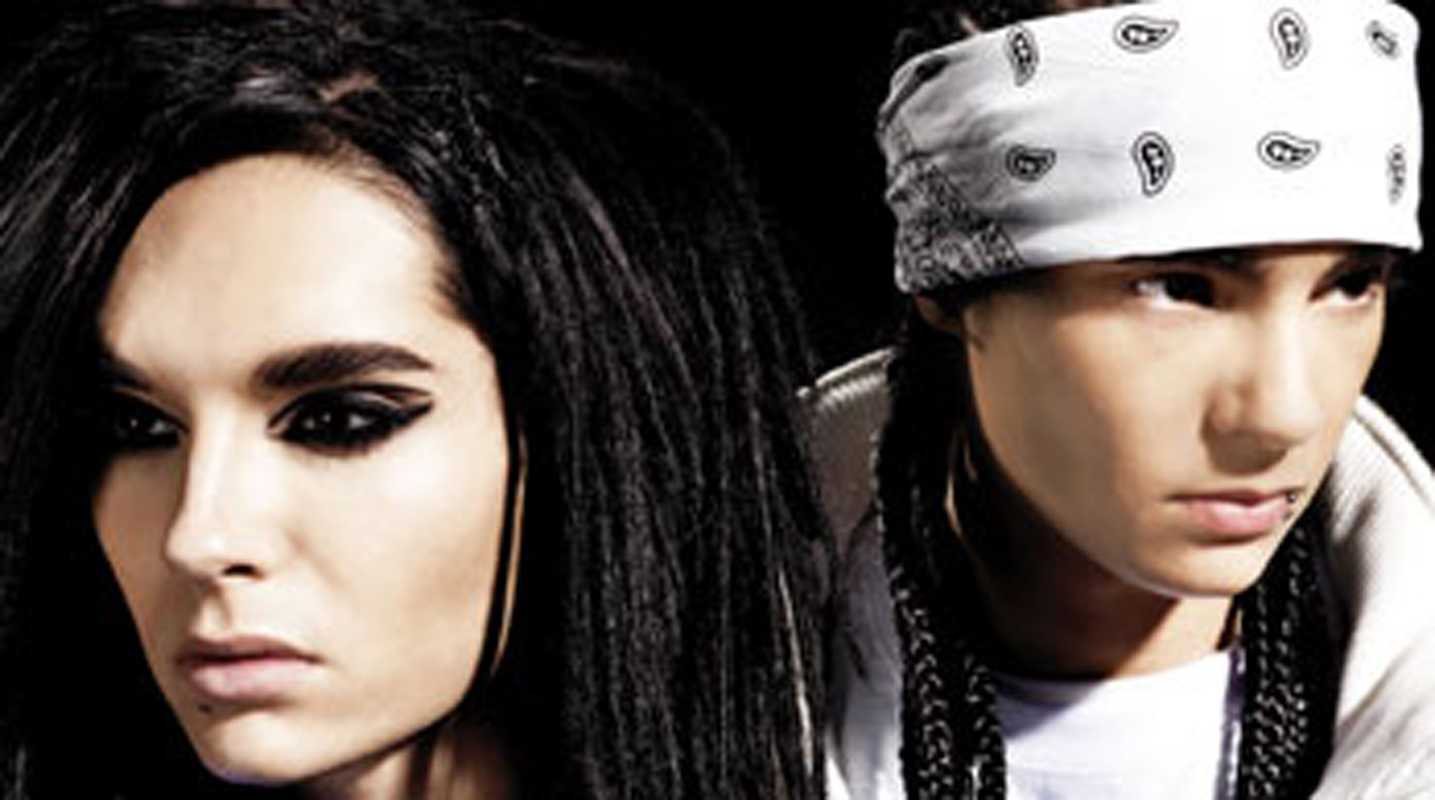 Bill Kaulitz och Tom Kaulitz i Tokio Hotel.