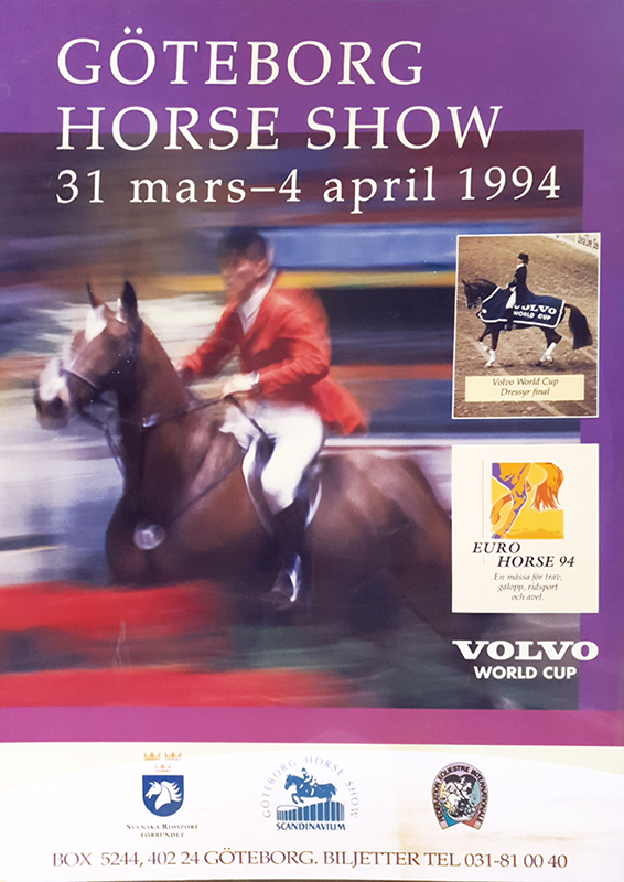 Göteborg Horse Show. 31 mars till 4 april 1994, 