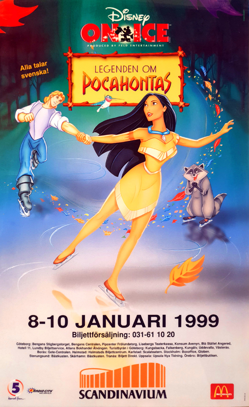 Poster för Disney on ice.