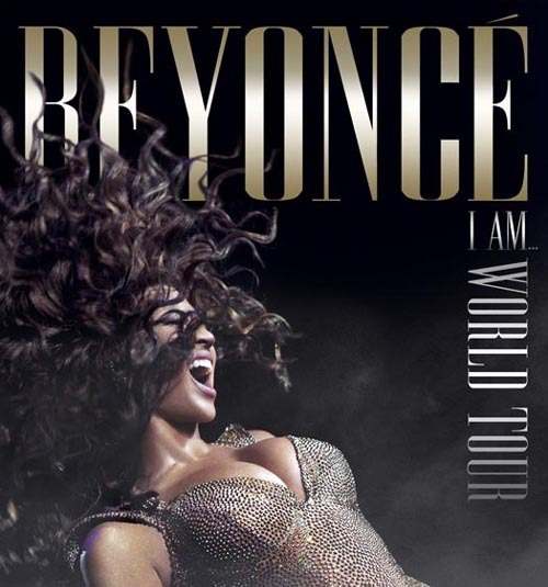 Poster för Beyonces turné I am world tour.