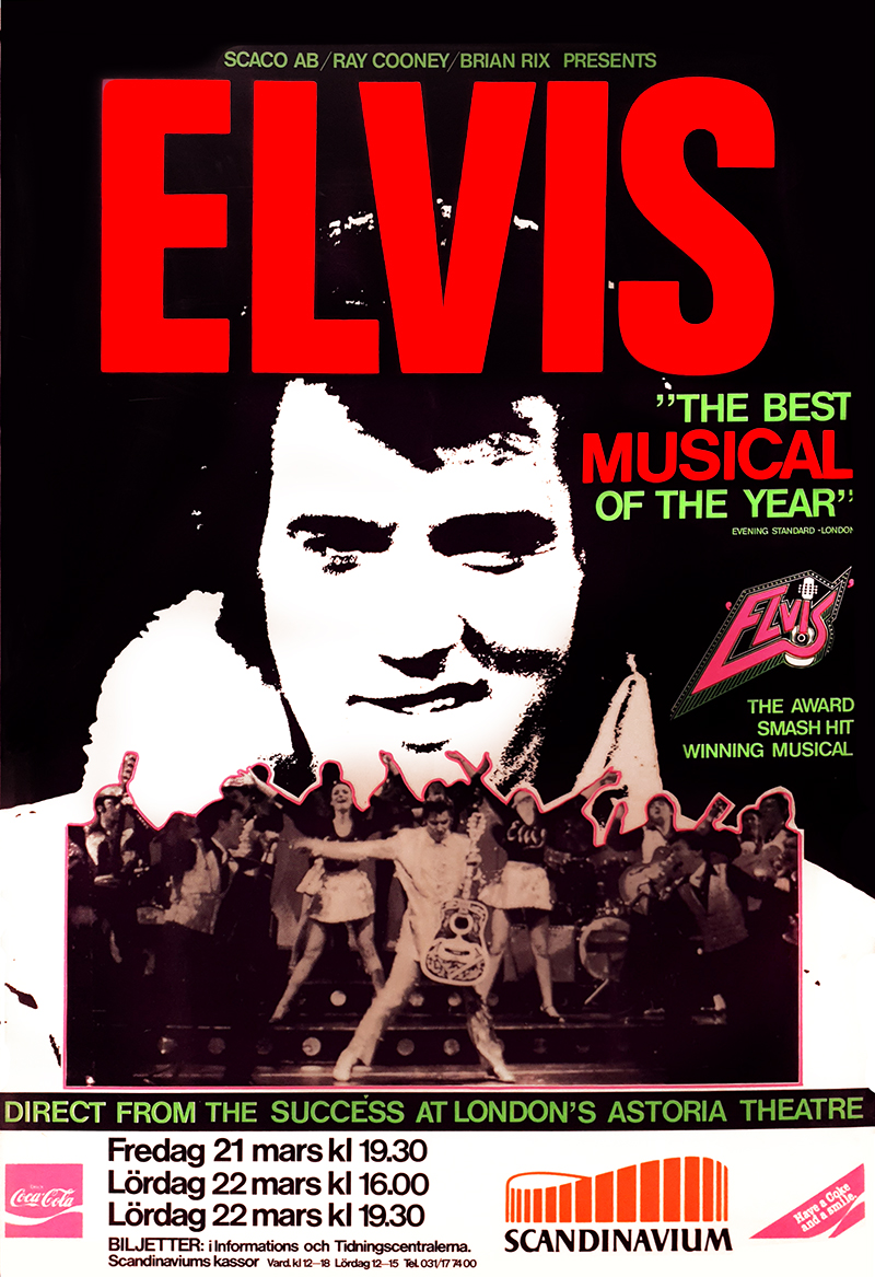 Poster för Elvis-musikalen.