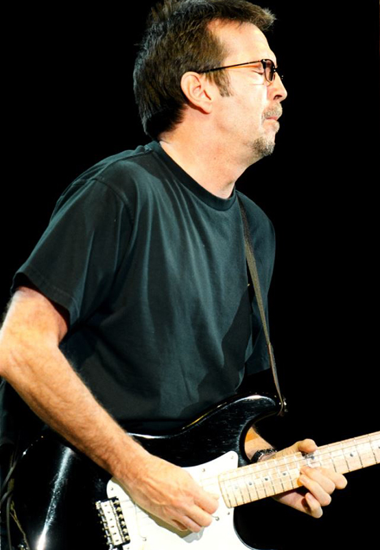 Eric Clapton på Scandinaviums scen.