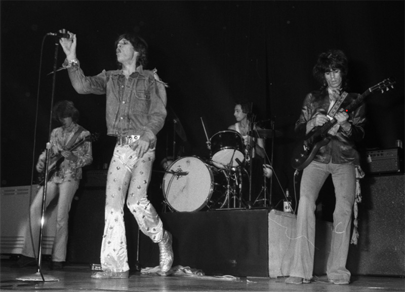 Rolling Stones på Scandinaviums scen.