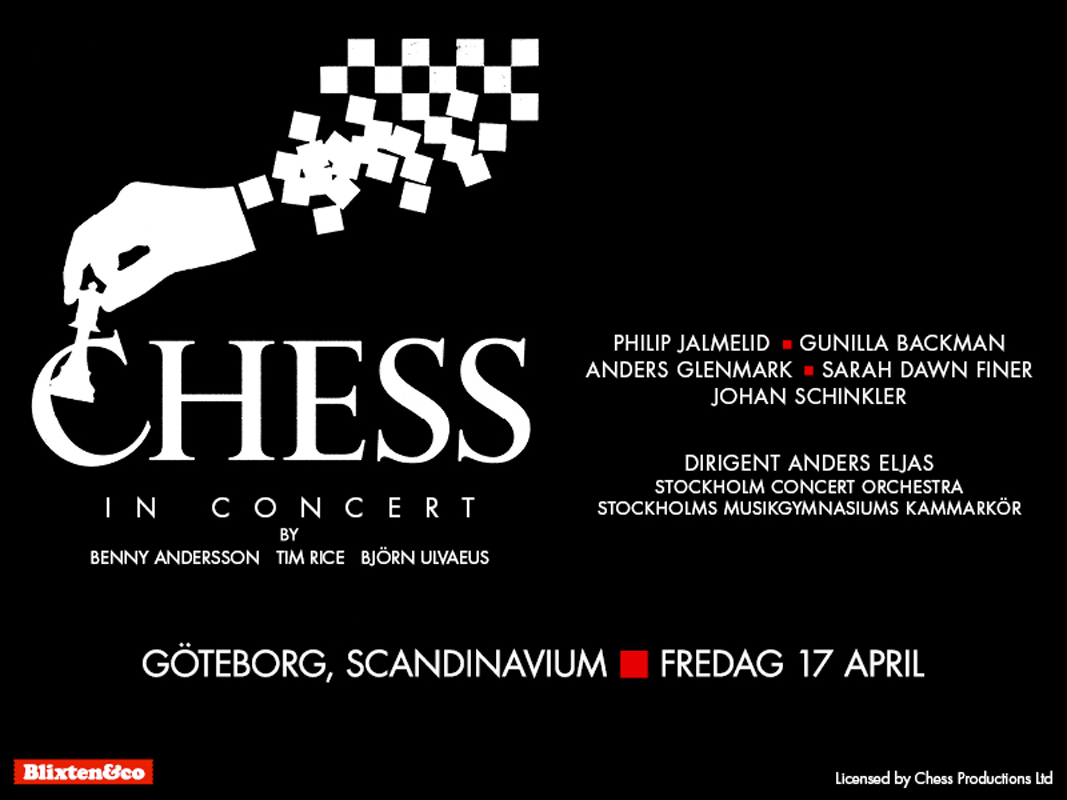 Poster för Chess in concert.