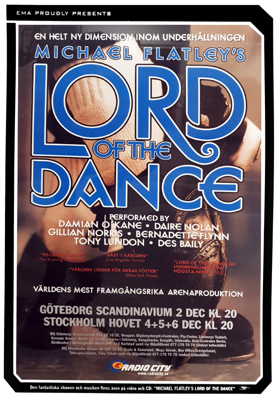 Poster för Lord of the dance.