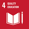 4. Quality education.