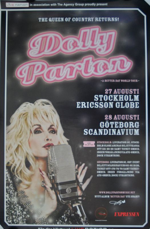The Queen of country returns. Dolly Parton.