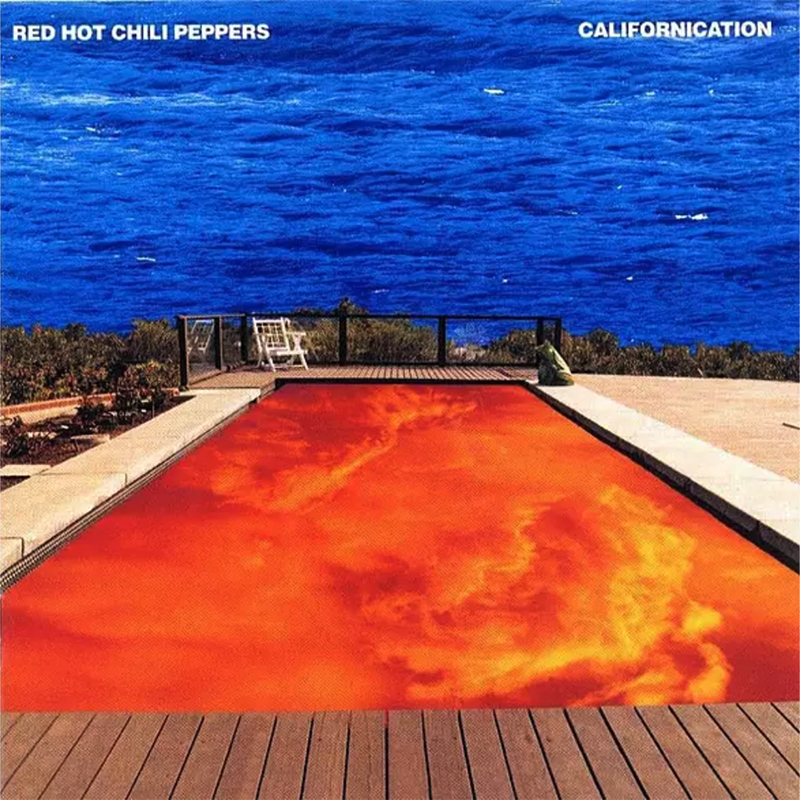 Skivomslag för Red Hot Chili Peppers skiva Californication.