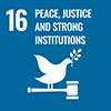 16. Peace, justice and strong institutions.